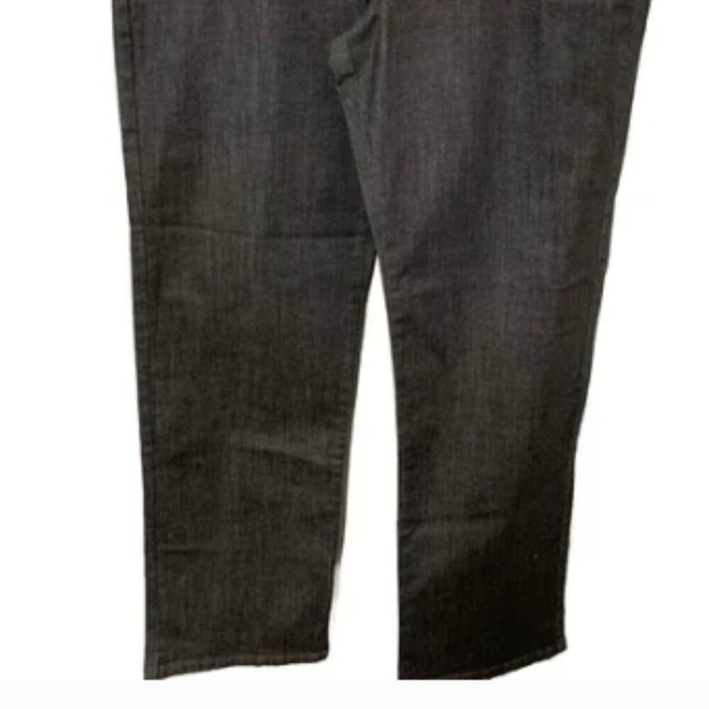 Lee Womens Gray 5 Pocket Jeans Classic Fit Straight Leg Stetch Size 16M - Picture 3 of 6